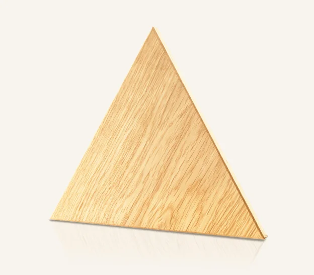 Puidust seinapaneel - Triangle